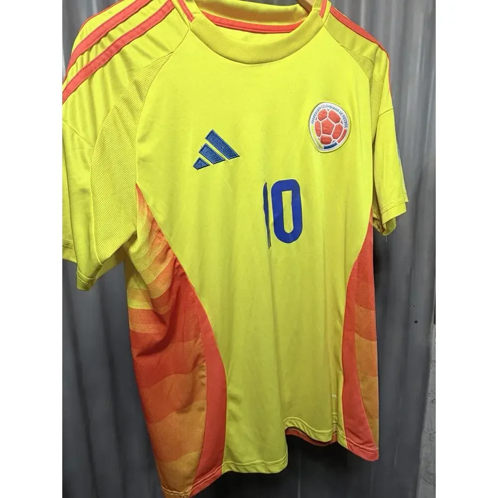 Adidas Colombia James Rodriguez 10 Copa America Jersey Mens Blokecore Sz Lg